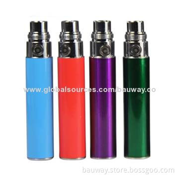 eGo Batteries/Electronic Cigarette Accessories, 650/900/1,100mAh Capacity Available